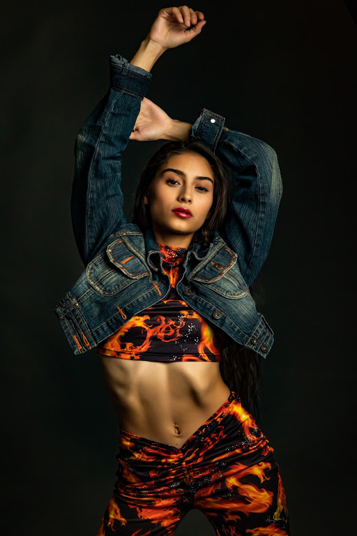 Branding example photo of a dynamic editorial pose